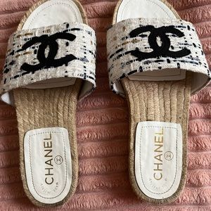 CC Espadrille Slides